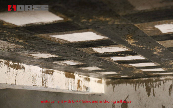 Externally bonding carbon fiber reinforced polymer(CFRP) fabric Externally bonding carbon fiber reinforced polymer(CFRP) fabric