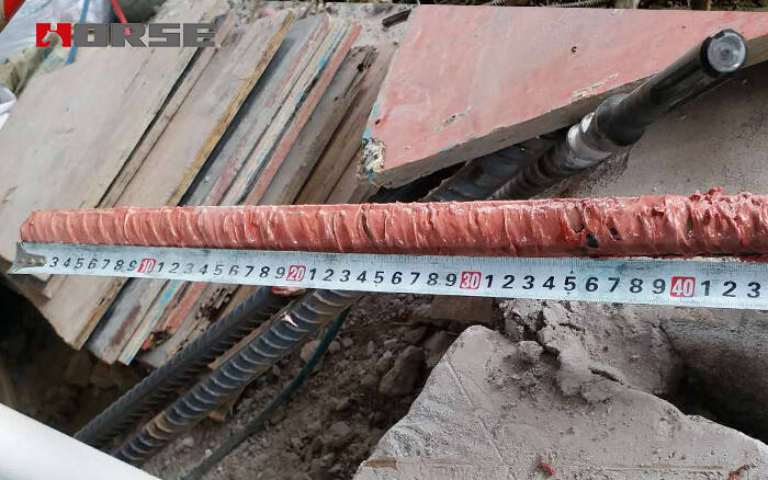 section enlargement: anchoring adhesive section enlargement: anchoring adhesive