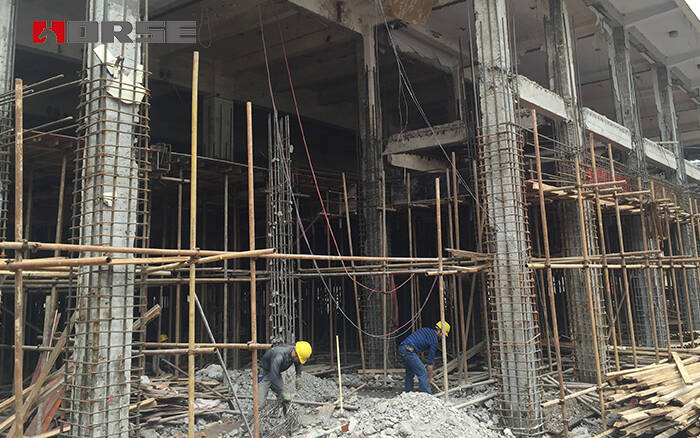Section-enlarging Reinforcing Method for Concrete Section-enlarging Reinforcing Method for Concrete