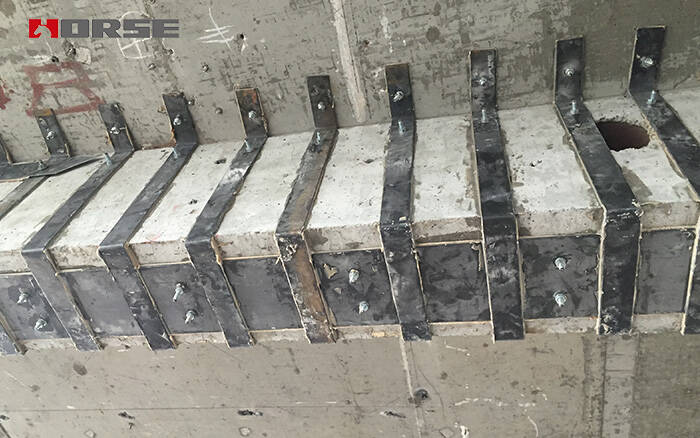 Structural strengthening materials 1.Steel plate - Q345B; 2.High strength structural adhesive (epoxy resin), the shear strength is larger than 15Mpa, the tensile strength is more than 30Mpa, the compressive strength is more than 65Mpa HM-120 steel plate adhesive HM-120M structural steel plate adhesive Structural strengthening materials 1.Steel plate - Q345B; 2.High strength structural adhesive (epoxy resin), the shear strength is larger than 15Mpa, the tensile strength is more than 30Mpa, the compressive strength is more than 65Mpa HM-120 steel plate adhesive HM-120M structural steel plate adhesive