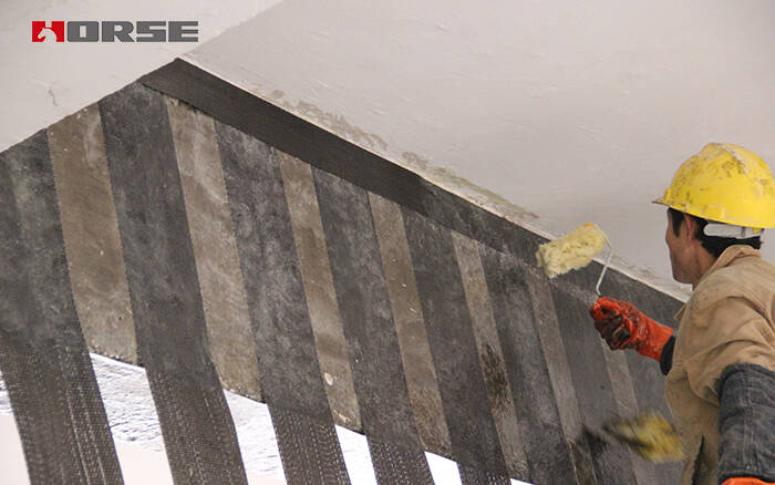 applying carbon fiber fabric for structural strengthening applying carbon fiber fabric for structural strengthening
