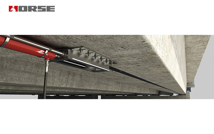 HM prestressed FRP plate strengthening system HM prestressed FRP plate strengthening system