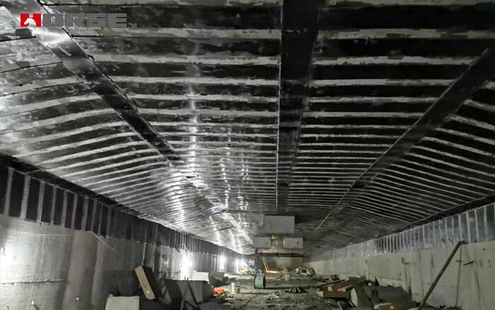 Tunnel reinforcement by carbon fiber reinforced plate Tunnel reinforcement by carbon fiber reinforced plate