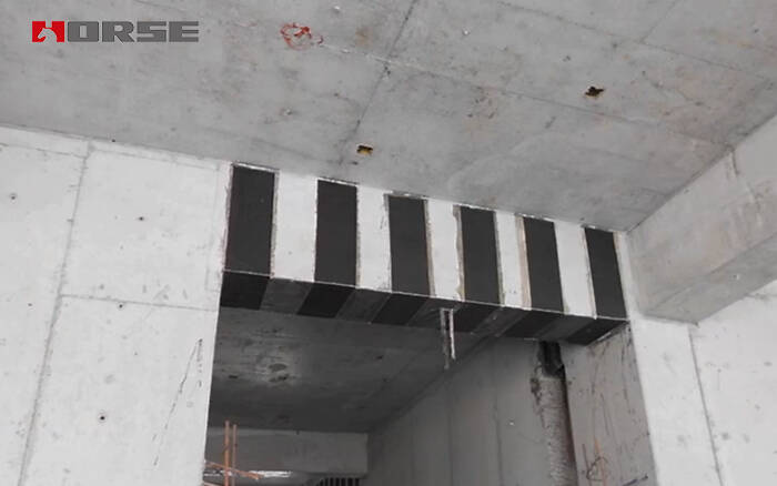 concrete strengthened with CFRP concrete strengthened with CFRP