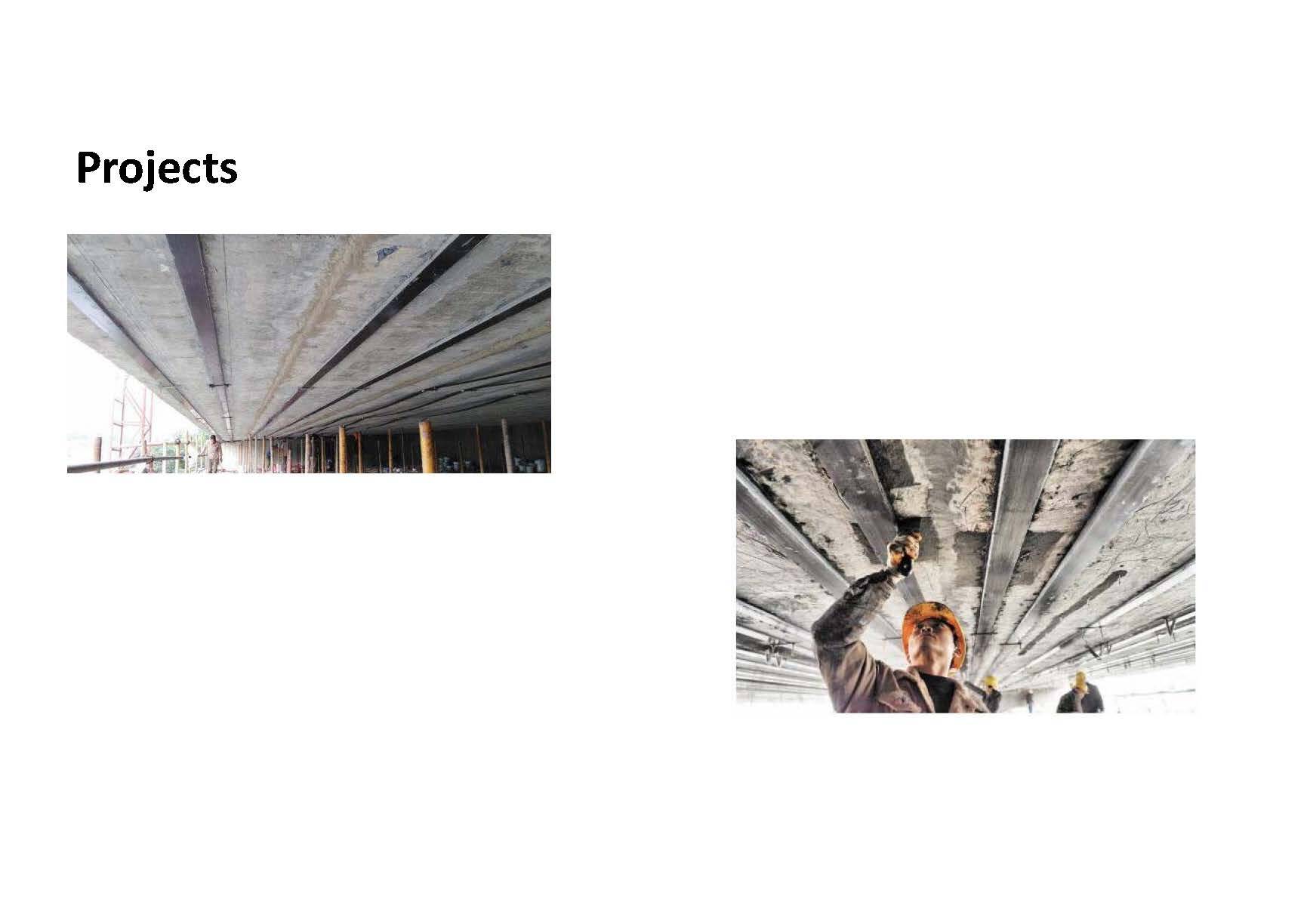 Horse carbon fiber laminate for concrete repair Horse carbon fiber laminate for concrete repair