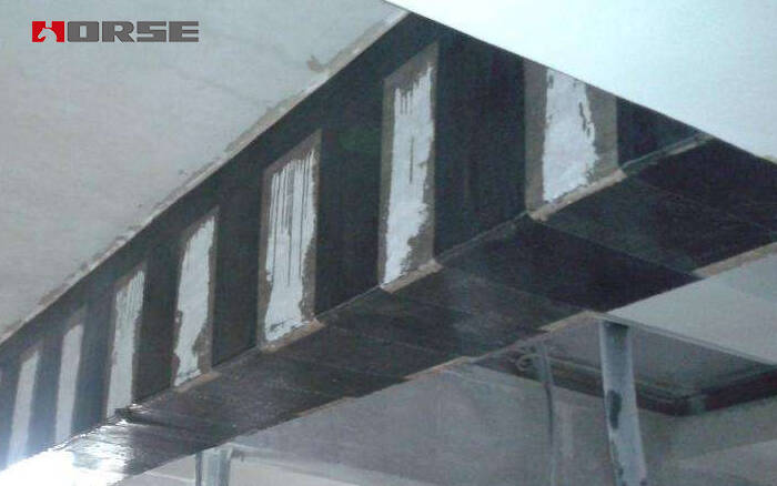 Carbon fiber strengthening beam and slab structure Carbon fiber strengthening beam and slab structure