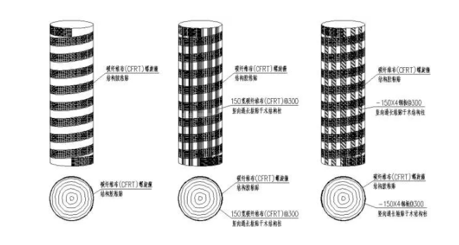Carbon fiber reinforced wood structure Carbon fiber reinforced wood structure