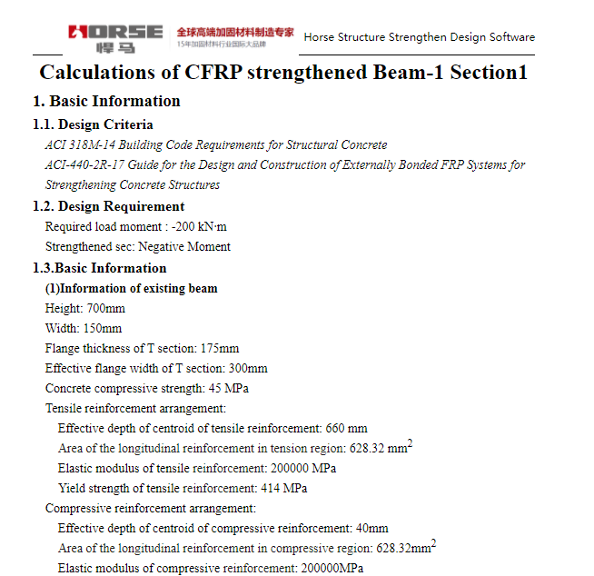 calculation of cfrp strengthening beam calculation of cfrp strengthening beam
