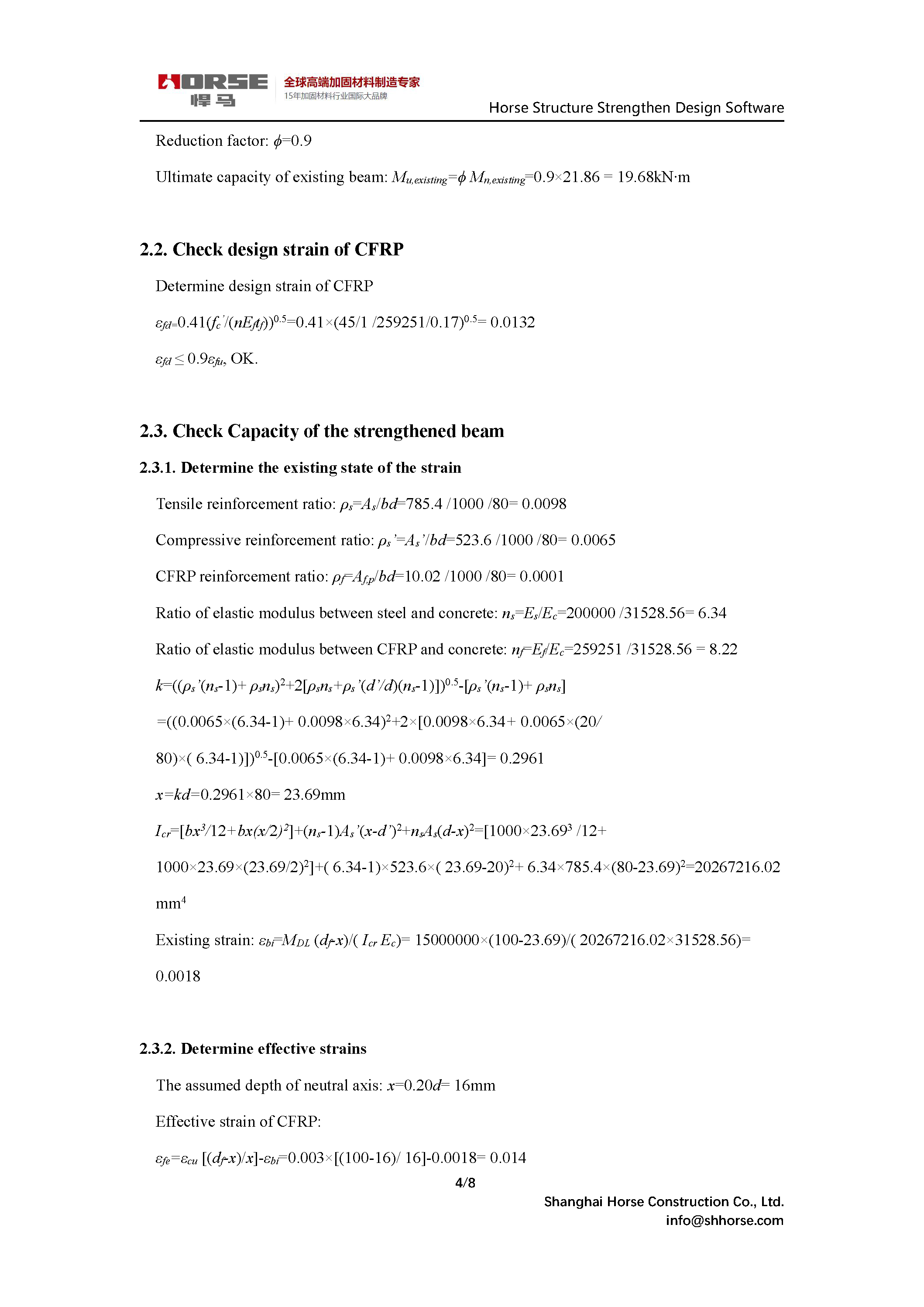 FRP Design Software - Flexural Strengthening Of RC Slabs - CFRP Wrap FRP Design Software - Flexural Strengthening Of RC Slabs - CFRP Wrap
