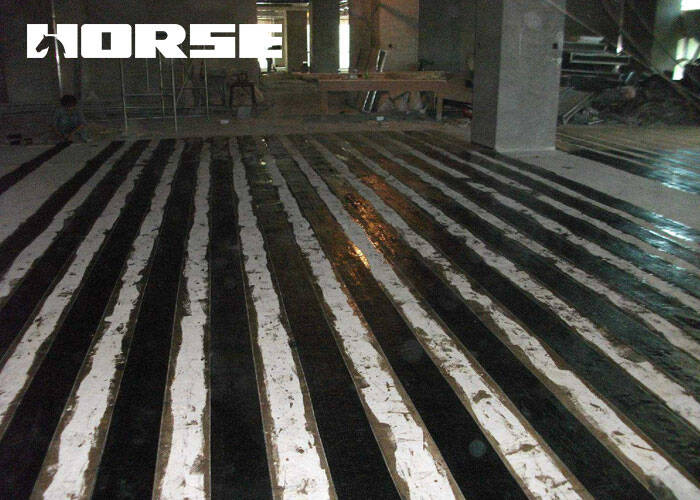 Concrete slab reinforcement by carbon fiber sheet Concrete slab reinforcement by carbon fiber sheet