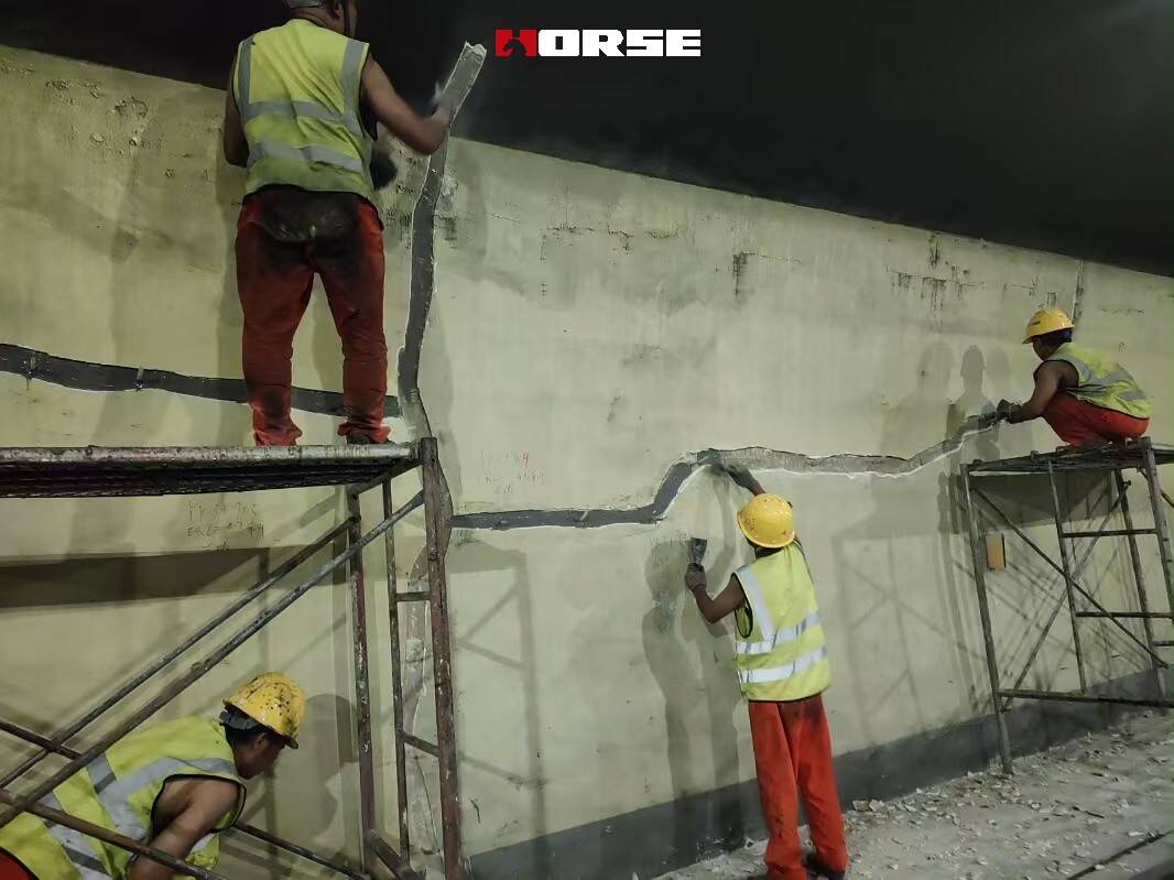 Repairing And Healing Tunnel Cracks With Injection Adhesvie Repairing And Healing Tunnel Cracks With Injection Adhesvie