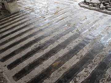 Slab crack repair